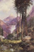 Thomas Moran Yosemite Valley,Vernal Falls Germany oil painting artist